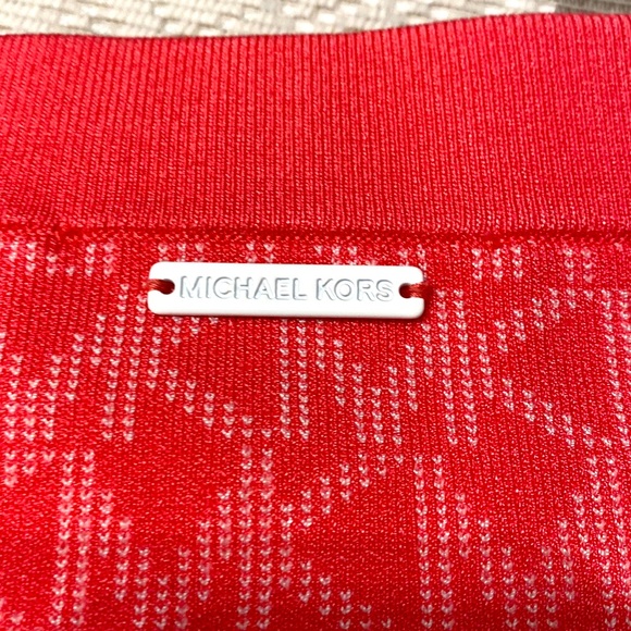 NEW Michael Kors Logo Jacquard Pencil Skirt - Picture 8 of 9